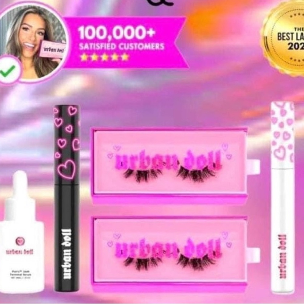 Urban Doll Lashes less time and $ than a salon